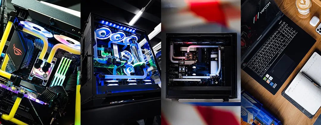 Bildcollage aus MIFCOM-Systembildern