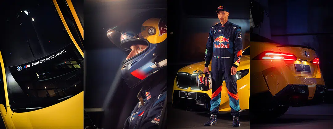 Bild-Collage des BMW M Drehs 2025